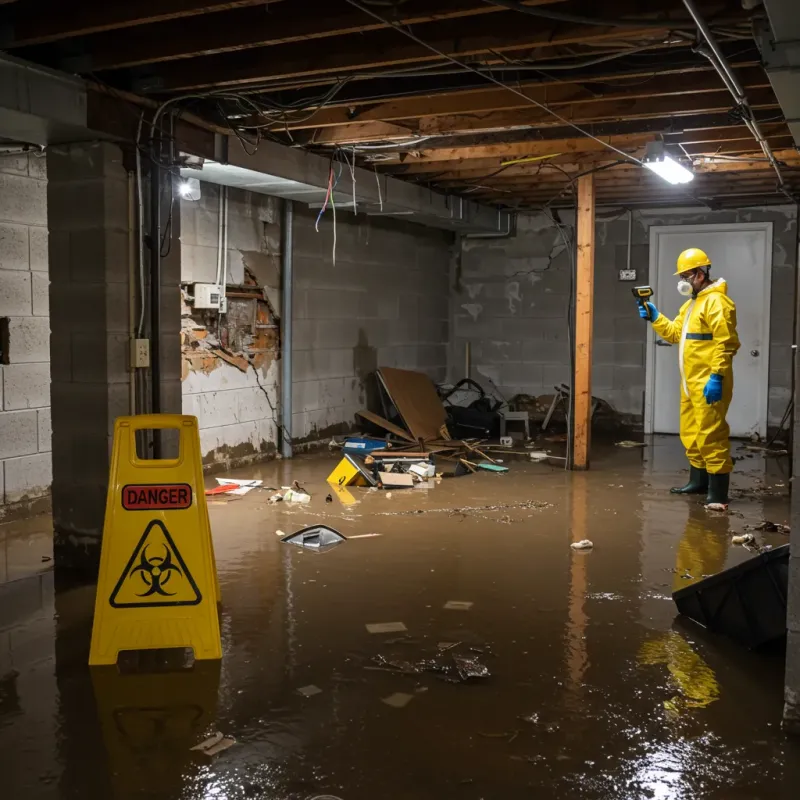 Flooded Basement Electrical Hazard in Las Animas County, CO Property